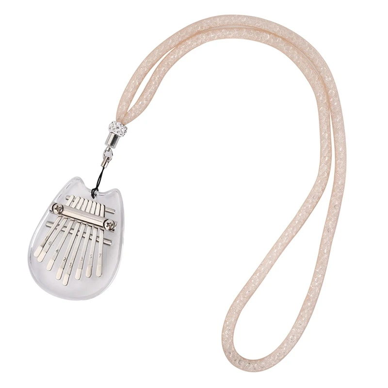 

Мини пианино для большого пальца, 8 клавиш, портативное пианино для пальцев Mbira, лучший подарок, день рождения, Рождество, новичок Вечерние