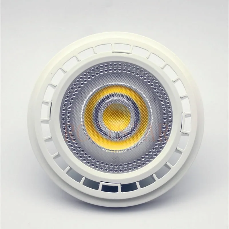 1 шт. COB 10W/15W AR111 G53/GU10 QR111 Светодиодный точечный светильник лампы Ультра яркий