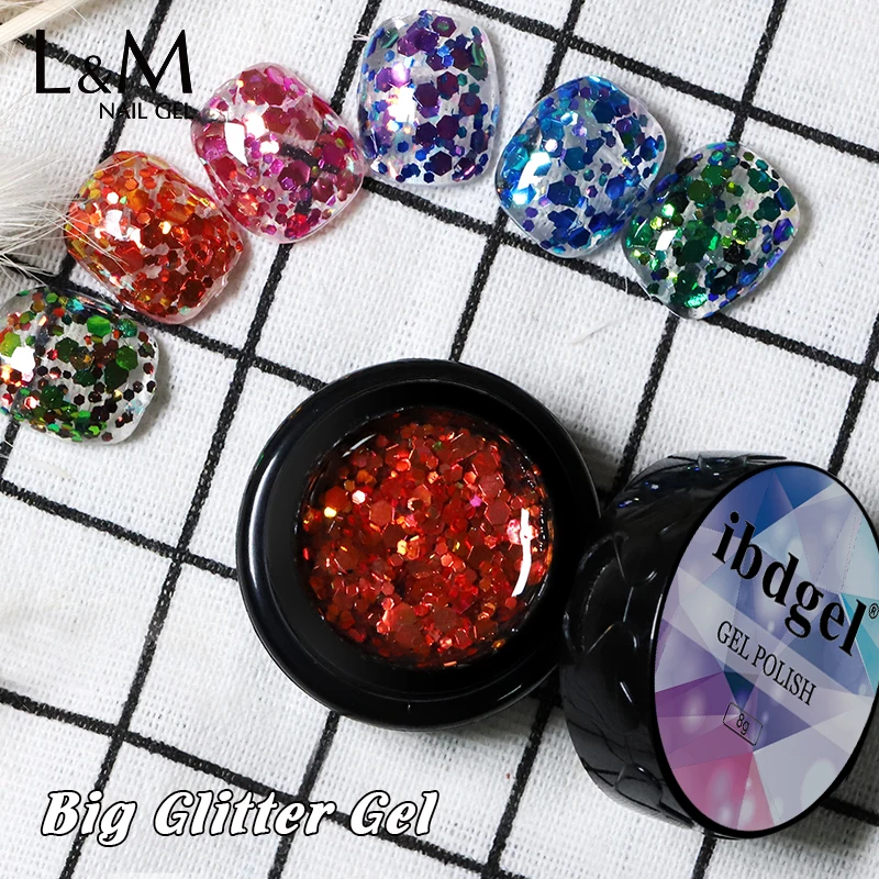 Блестящий УФ-гель для ногтей 3D лак Полупостоянный Гибридный гвоздь светодиодный