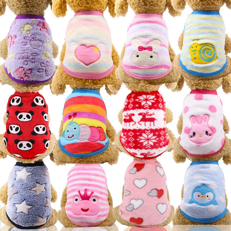 

Cute Warm Dog Clothes for Small Dogs Winter Cotton Dog Clothing Coat Jacket Puppy Clothes Pet Dog Coat Yorkies Chihuahua XXS-XL