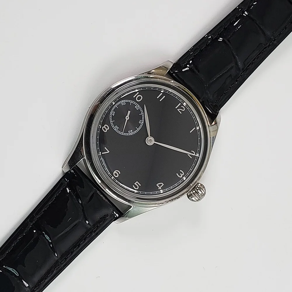 Мужские механические часы с ручным передвижением идеальная перспектива задняя