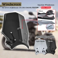 for honda cb125r cb250r cb300r neo sports cafe 2018 2019 2020 windscreen windshield wind deflector with bracket motorcycle parts