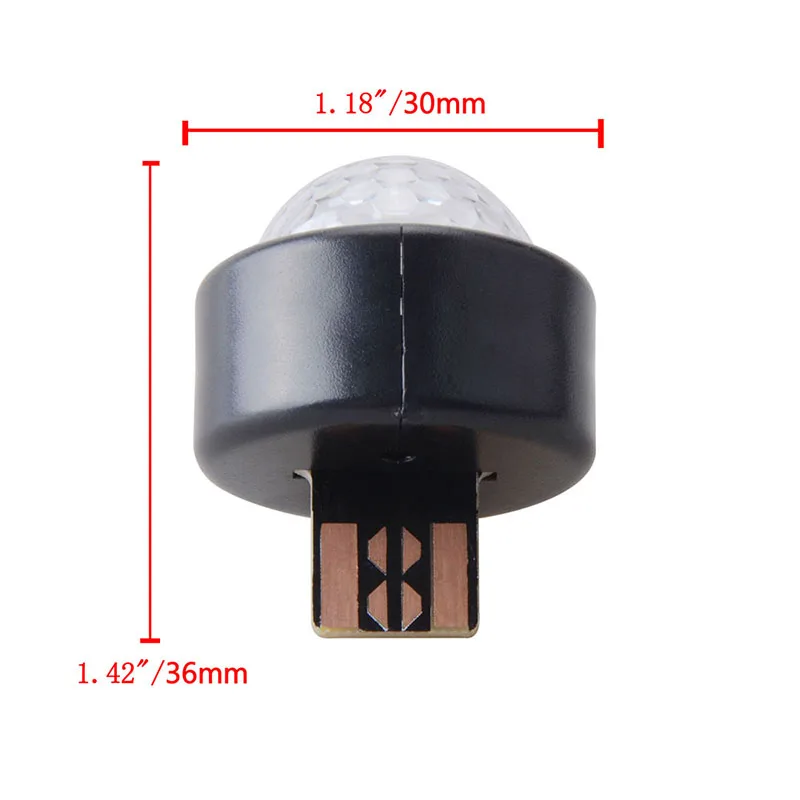 Универсальная USB Светодиодная Звездная атмосферная лампа Автомобильный