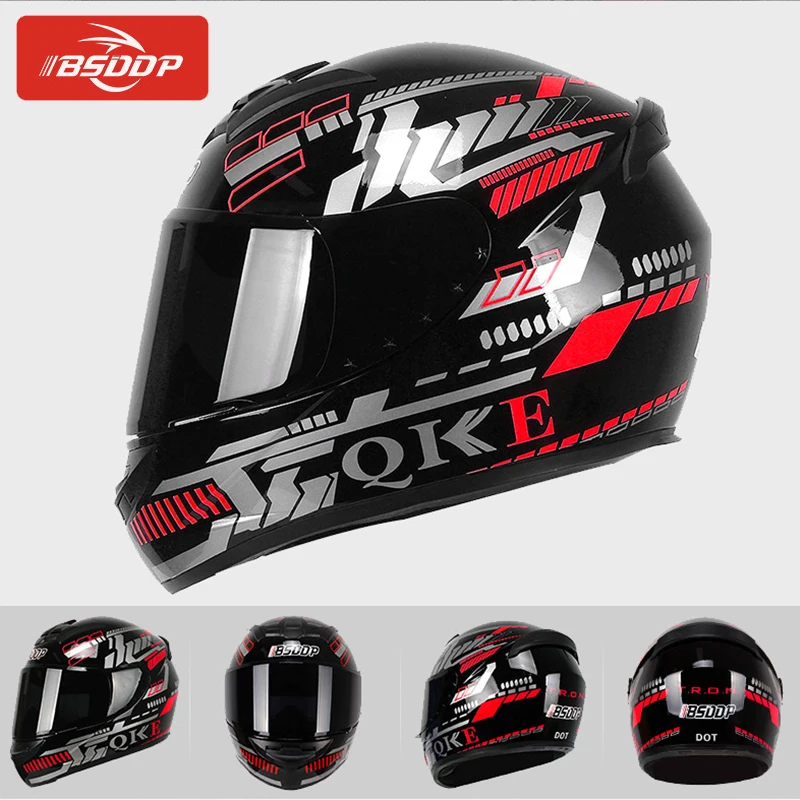 Шлем для мотокросса мужчин и женщин гоночный мотоциклетный шлем на все лицо Yamaha