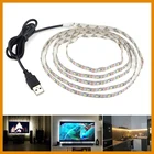 Светодиодная лента с теплым белым светом, 5 В, длина 1-5 м