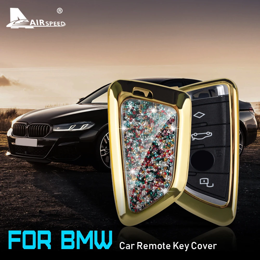 

Zinc Alloy Special Diamond Car Remote Key Case Shell Cover for BMW For BMW 2 3 5 7 Series 6GT X1 X3 X5 X6 F45 F46 G20 G30 G32