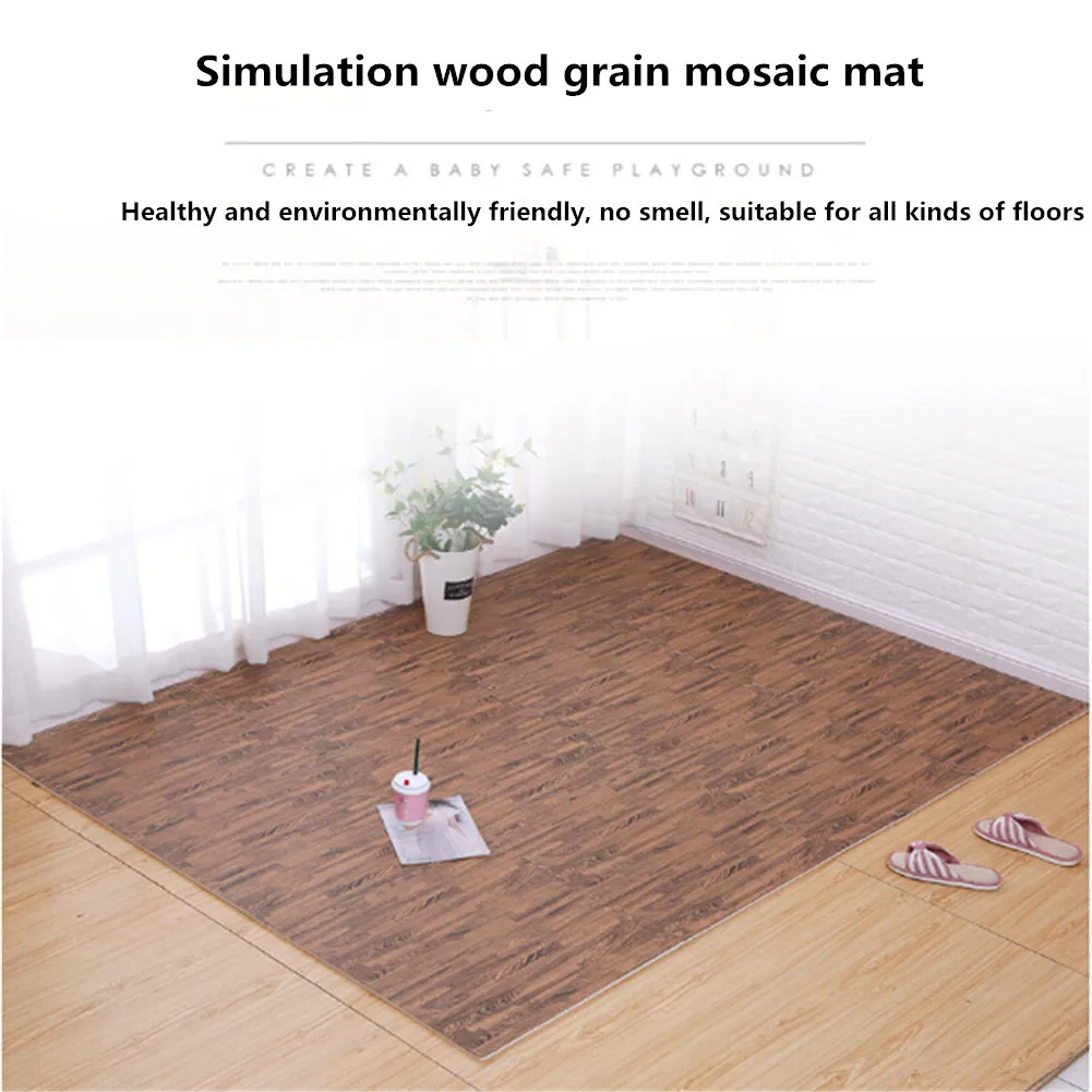 Придверные коврики из ЭВА деревянный нескользящий пол в стиле пэчворк для