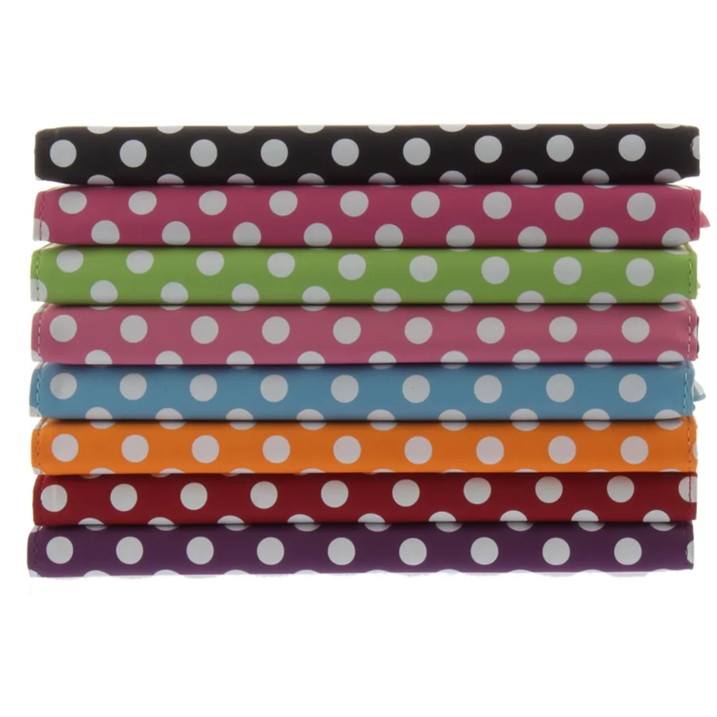 

360 Rotating Polka Dot Smart Cover Leather Case Stand For iPad 3 Exquisitely Designed Durable Gorgeous