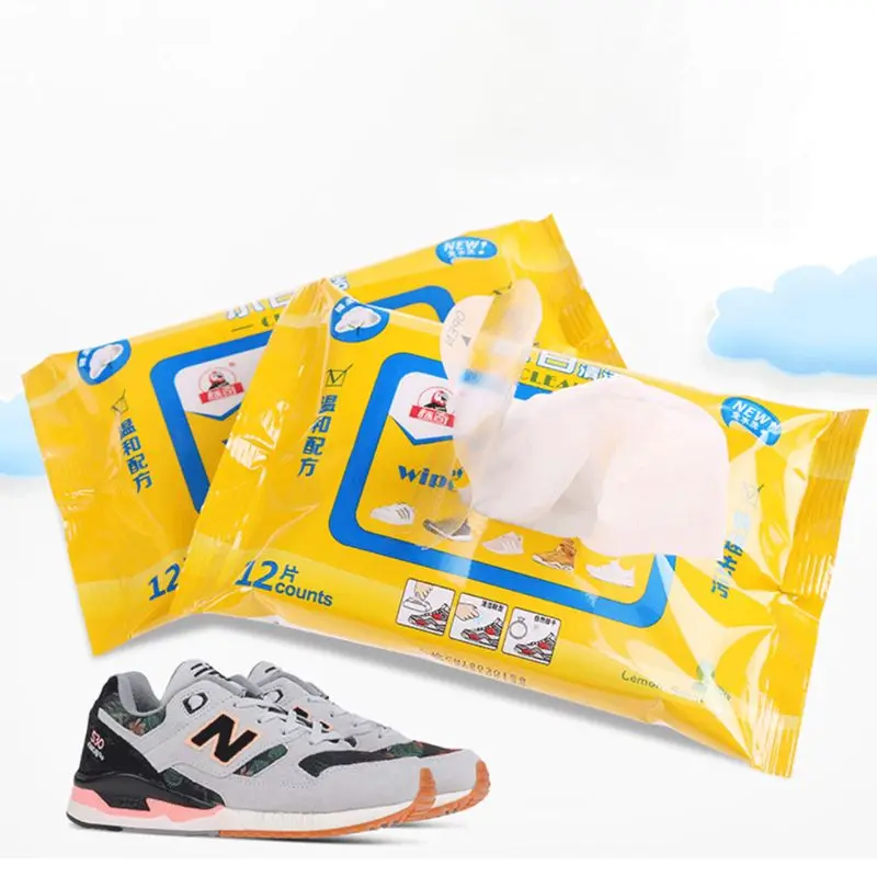 12 штук/мешок Путешествия Портативный Одноразовые тапки влажные салфетки кожаная