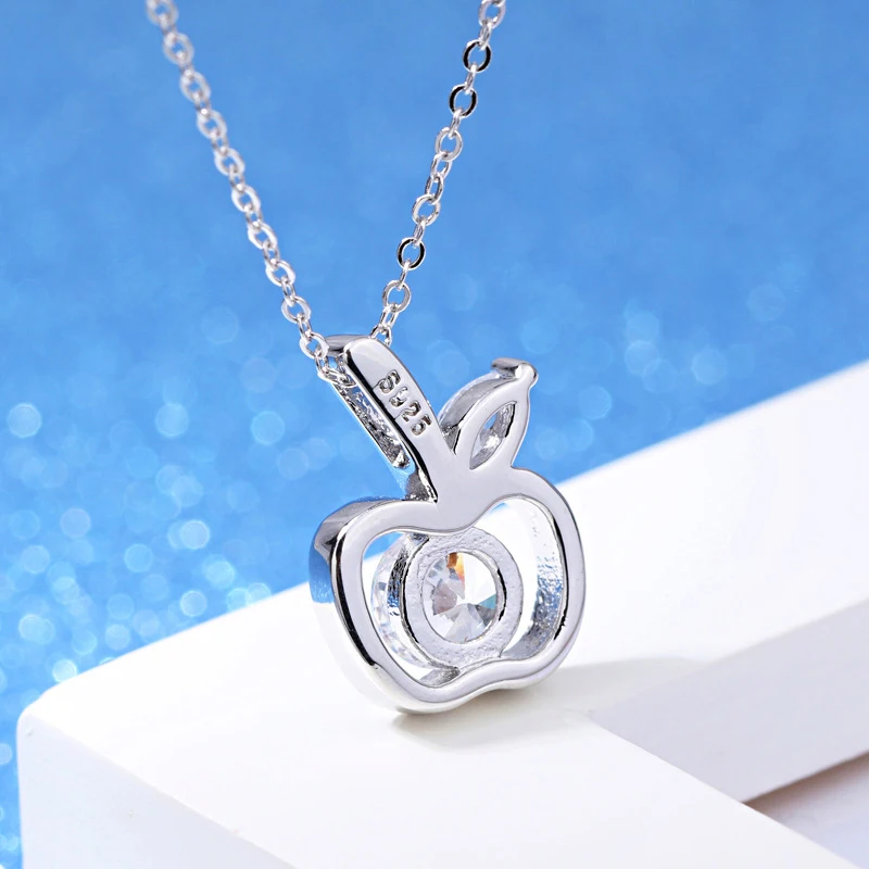 Цепочка с подвеской в виде яблока Женская креативное ожерелье Ювелирное