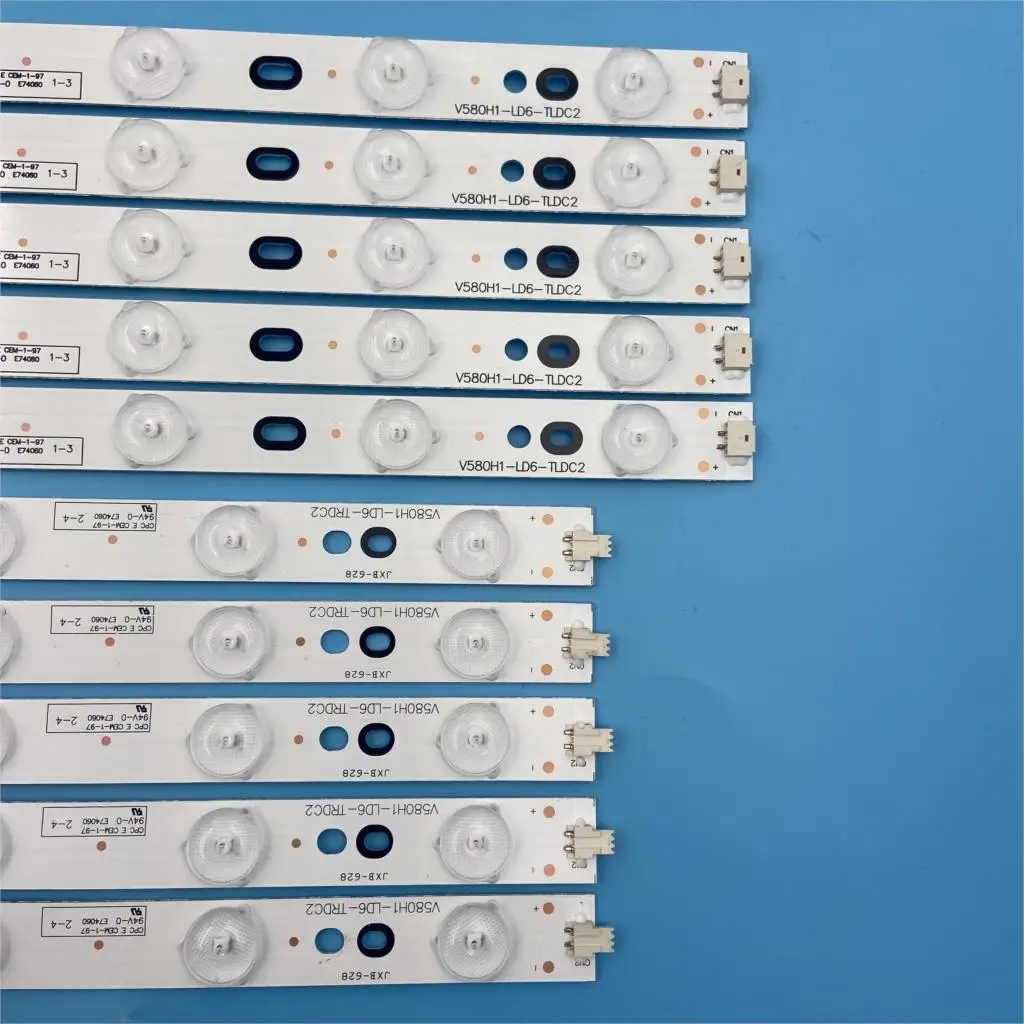 Новый набор 10 шт светодиодный подсветка полосы для Светодиодный 58R5500F V580HK1 L06 V580H1