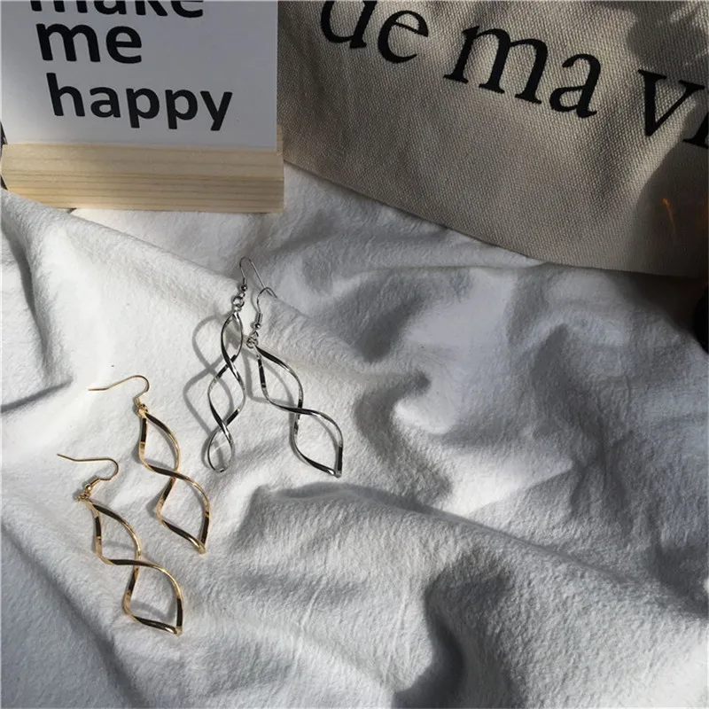 Металлические серьги-подвески для женщин летние минималистичные Джокеры