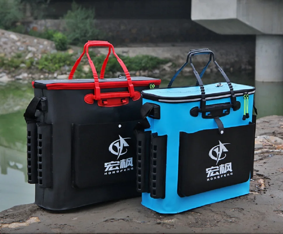 

Портативное рыболовное ведро на молнии, складная сумка для рыбалки из ЭВА, ведро для живой рыбы, Сумка для кемпинга, пешего туризма, рыбалки