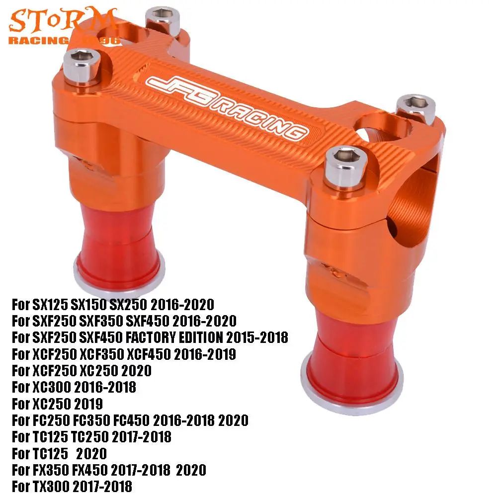 Крепление на руль мотоцикла для Honda KTM Kawasaki Suzuki CRF SX SXF XCF KXF 125 250 250X 450 DRZ400SM хомут 28 мм