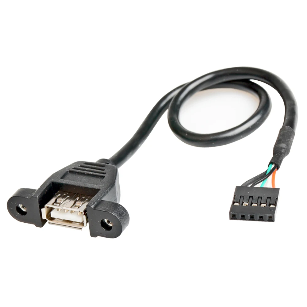 Розетка USB 2 0 внешний разъем к первому 5-контактному гнездовому кабелю DuPont для