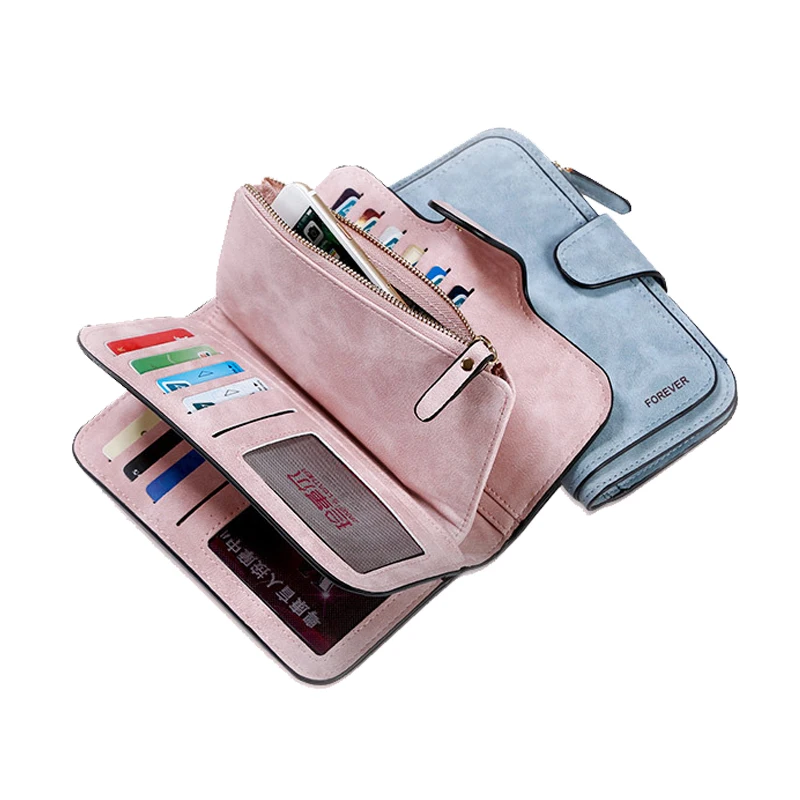 Женские кожаные кошельки 2019 модный бренд многофункциональный держатель для карт