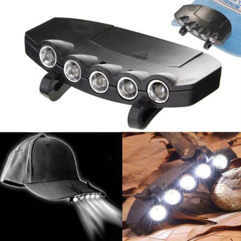 На открытом воздухе охотничий зажим на лампы головного света Кепки 5