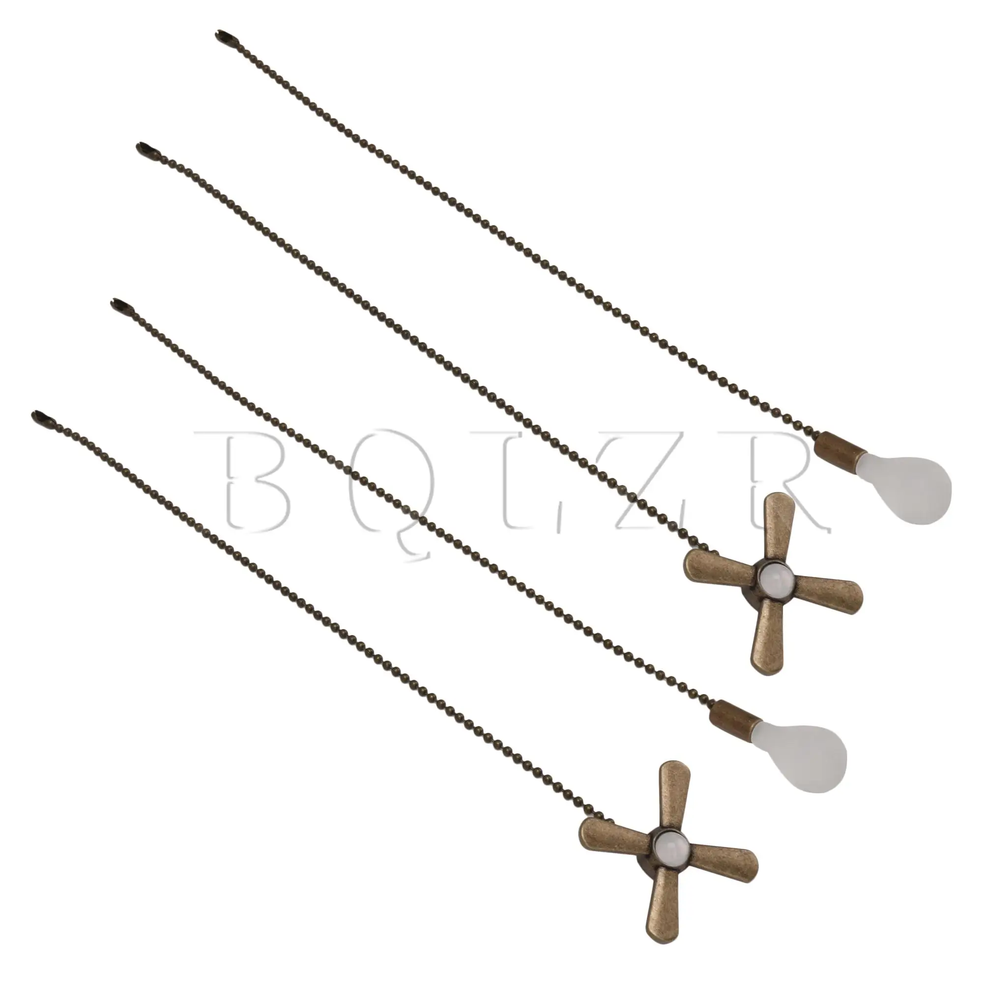 

BQLZR 4 шт. медный удлинитель потолочный вентилятор вытяжная цепь из бисера комплект из бронзы