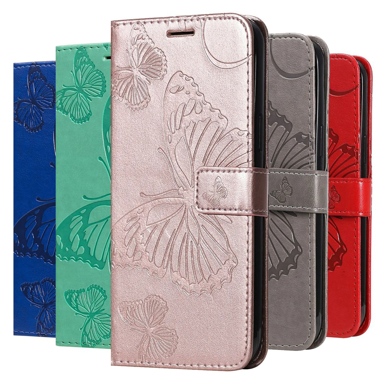 

Magnetic Wallet Flip Case For OPPO A15 A52 A72 A92 A53 A53S A73 A93 A74 A94 4G 5G Realme 5 6 7 7i 8 Pro Mobile Phone Bag Cover