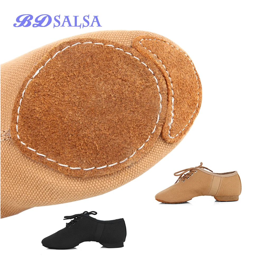 Professional Ballet Body Shoes Adult Jazz Dance Shoes Soft Bottom Breathable Cat Claw Indoor Teacher Exercise Shoes Canvas Lace