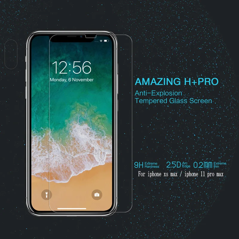 Стекло Nillkin H + Pro для iphone se 2020 закаленное стекло защиты экрана 11/Xs Max/X/Xs/XR/6 7 8 Plus