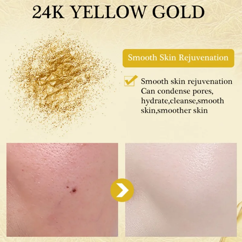 

24k Gold Hyaluronic Acid Serum Moisturizer Essence Cream Shrink Pores Brighten Whitening Creams Anti Aging Anti Wrinkle
