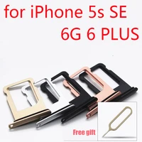 for iphone 6 6 plus sim card tray micro sd holder slot sim card tray for iphone 5 5s se with free open eject pin key