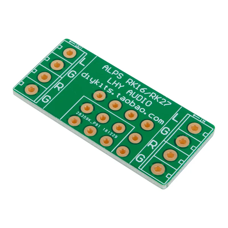 10 шт. ALPS RK16 RK27 потенциометр общего PCB пустая плата двухсторонняя позолоченная