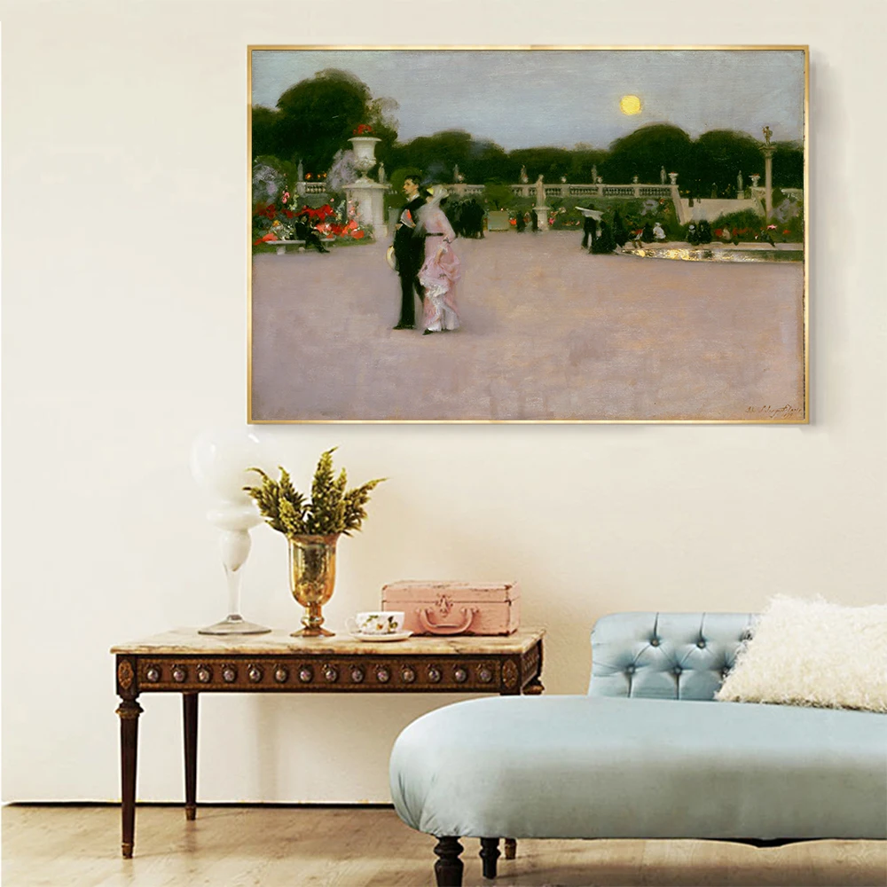 Картина маслом на холсте Citon Джон певец серебро Люксембург художественный постер