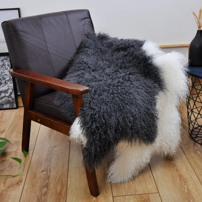 Натуральный Тибетский коврик из овечьей шерсти MS.Softex натуральный монгольского