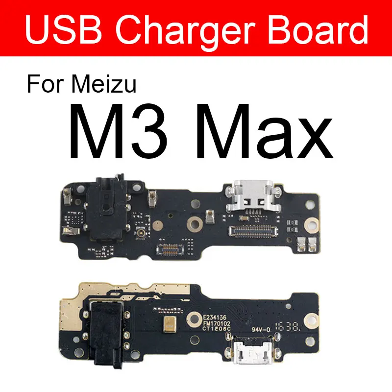 Гибкий кабель для зарядного USB порта Meizu Meilan M3 Max M3Max|Шлейфы мобильных телефонов| |