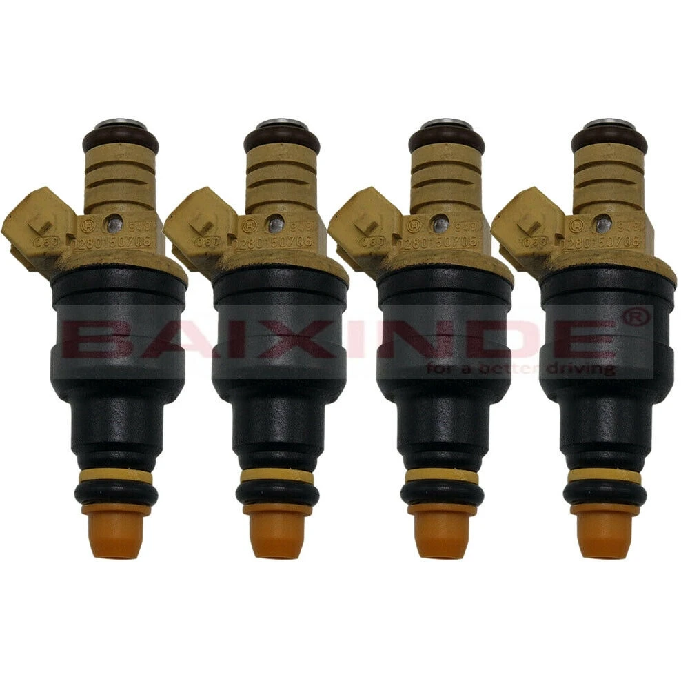 

Baixinde набор из 4 топливных форсунок 0280150706 для 85-86 Porsche 928 & 81-88 Saab 900