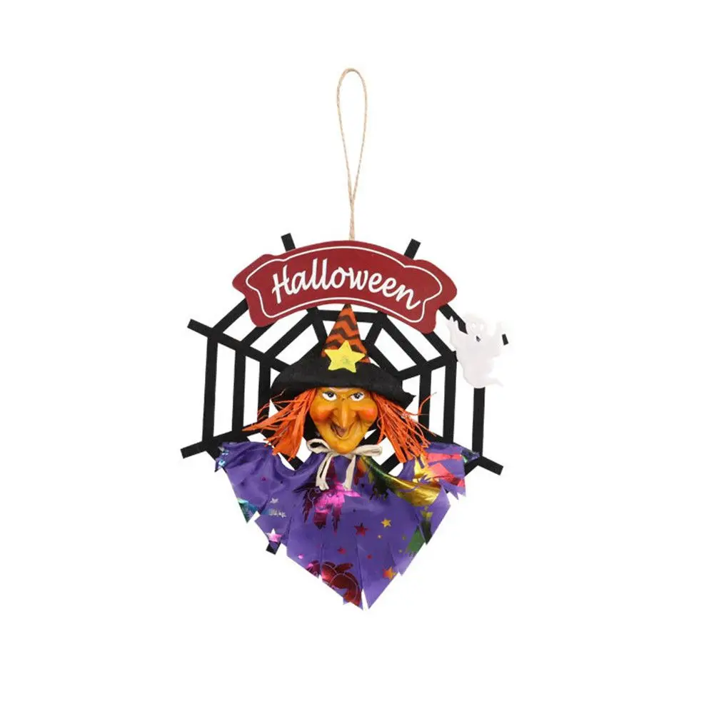 Creative Halloween Spider Web Pendant Festival Scene Layout Decoration Non-woven Ornaments Door Hanging Decor | Дом и сад