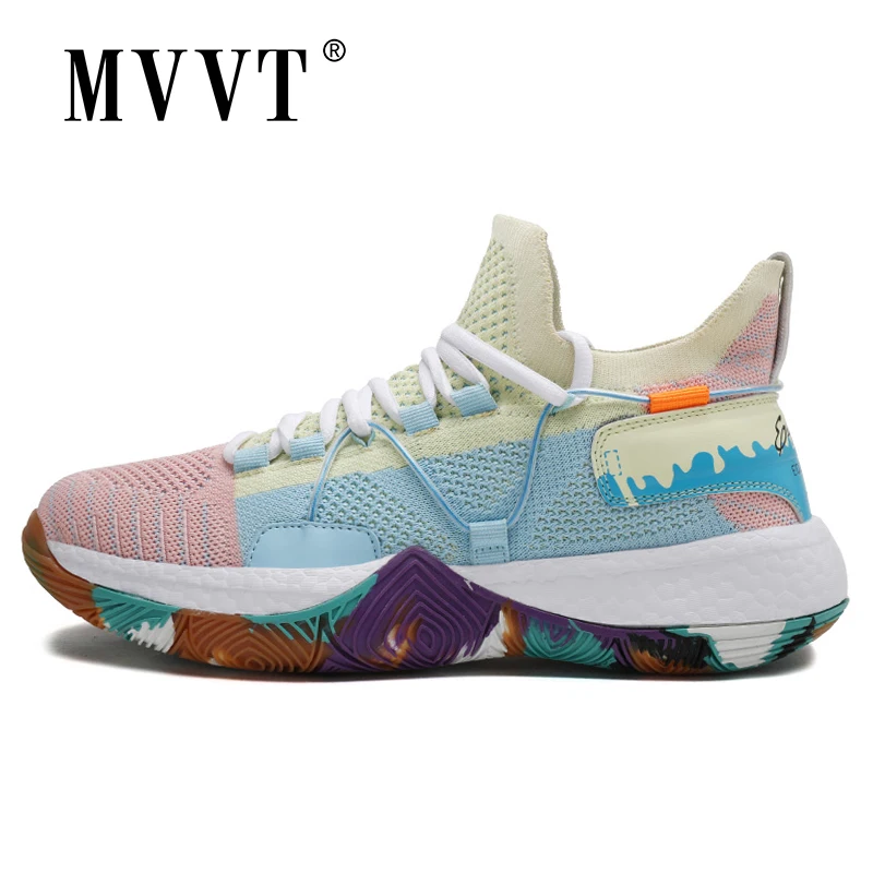 

Fly-Wire Basketball Shoes Large Size Sneakers Man/Women Cushioning Sports Shoes Breathable Unisex Footwear For Basket