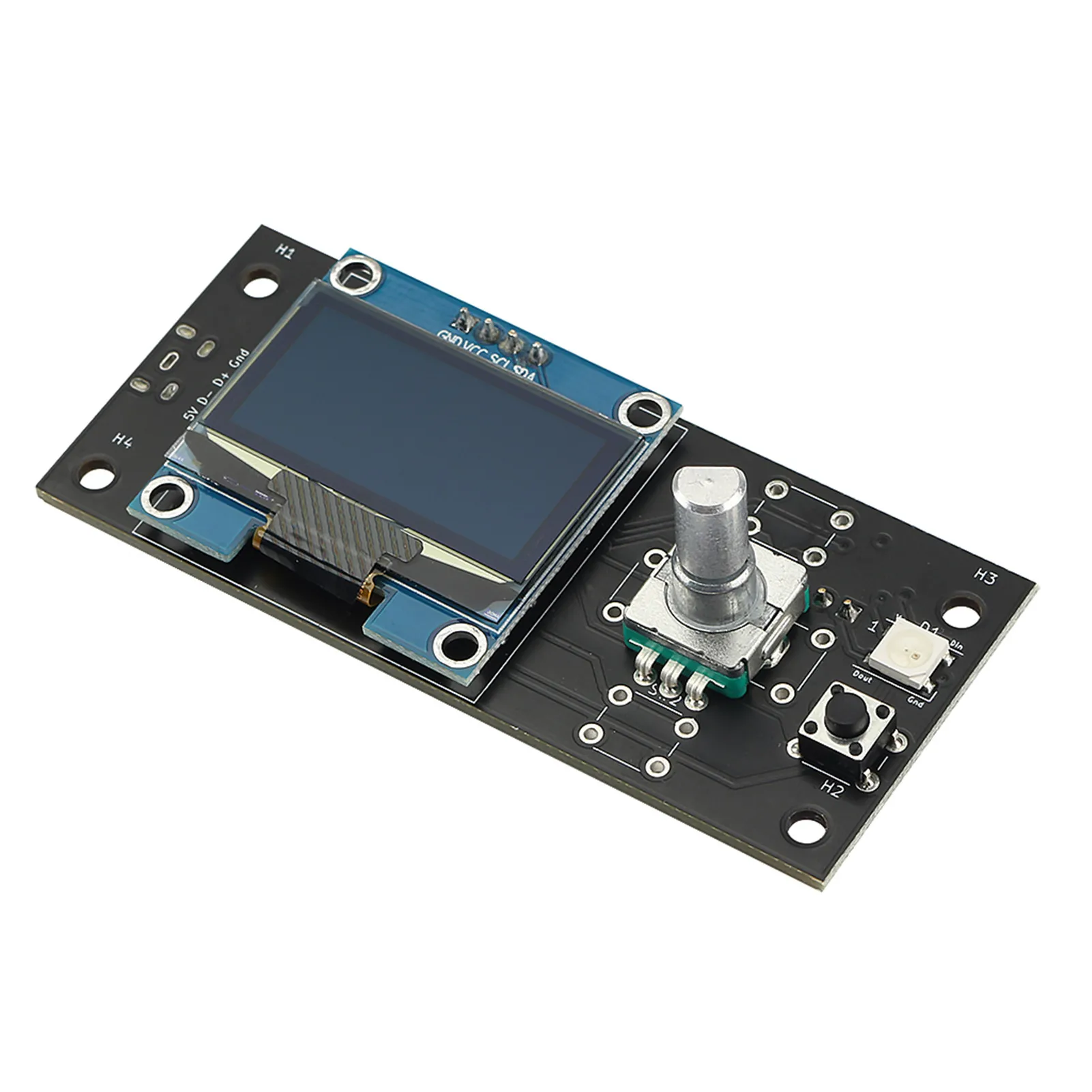 

For Voron V0 1.3 Inch OLED Screen Display For Raspberry Pi 3B 3D Printer Parts Dual USB Port Breakout Pin Header For USB Header