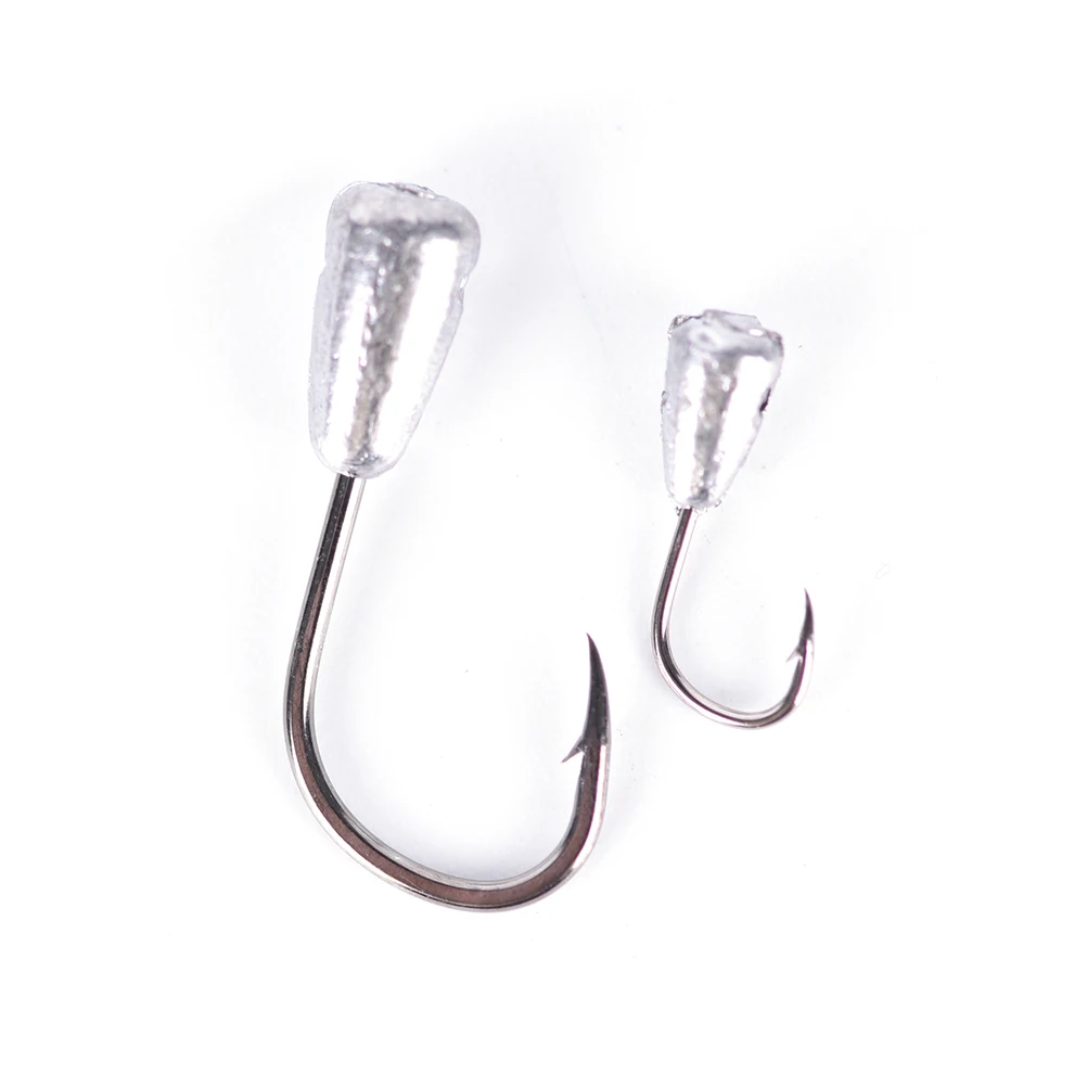 

Winter Ice Fishing Lure Hook Lead Head Hook Bait Jigging Fishing Tackle
