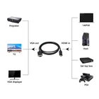 HDMI2VGA конвертер HDMI к VGA кабель Мужской декодер адаптера hdmi-vga hdmi к vga адаптер ноутбука совместим с ПК проектор HDTV 1,2 м