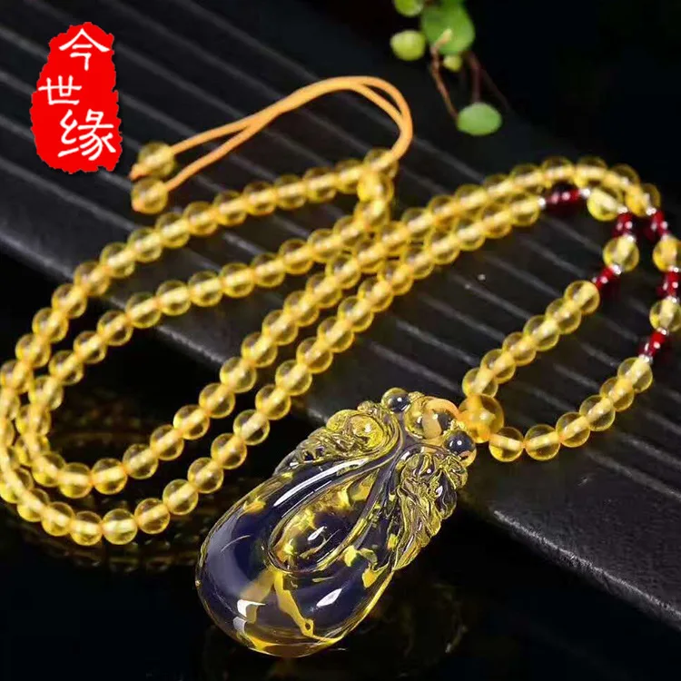 Ручная полировка Dominion Guanyin кулон ожерелье для мужчин и женщин свитер цепь Кулон