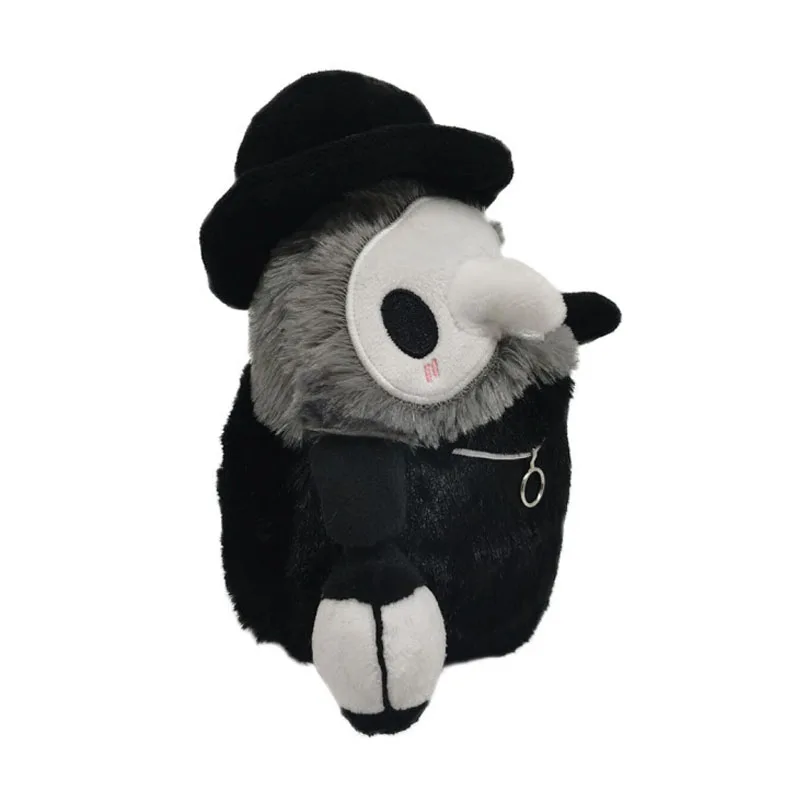 

20Cm New Cartoon Animal Plague Doctor Beak Stuffed Plush Toy Halloween Beak Doctor Party Prom Props Luminous Plush Toys Gifts