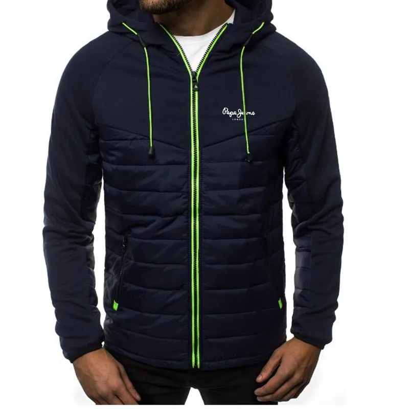 

Mens Fashion Splice Print Jackets Coats Male Autumn Bomber Jacket Sports Clothes Casual Streetwear Zipper Hoodies Sweatshirt