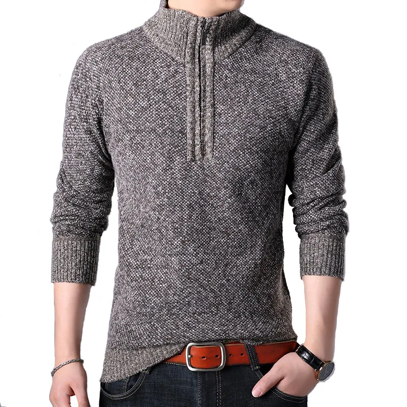 водолазка мужская 2019 зимний теплый мужской свитер с высоким воротом Мужская