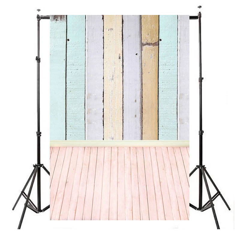 3x5ft Colorful Wooden Wall Floor Studio Photography Background Backdrop 0.9*1.5m | Электроника