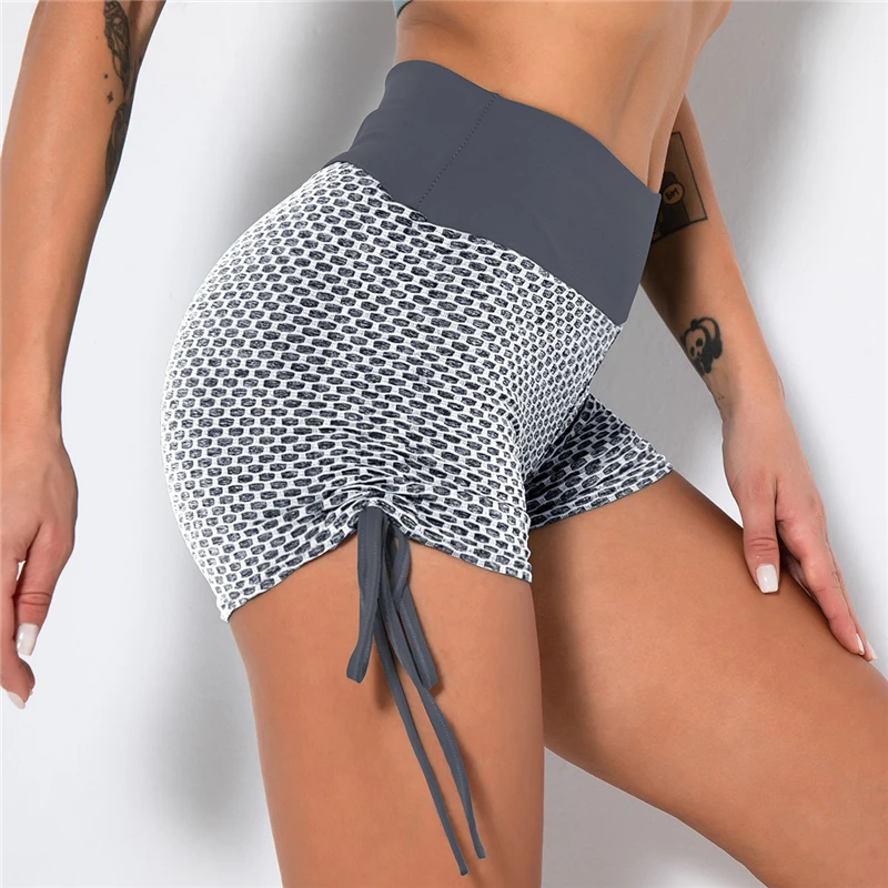 

Черные розовые зеленые бесшовные летние шорты для йоги для женщин пуш-ап тонкие брюки для фитнеса бега тренировок популярные спортивные Ле...