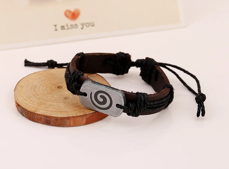 Винтажные очаровательные плетеные браслеты из воловьей кожи в античном стиле