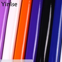 100137cm synthetic leather fabric mirror patent pvc leather fabrics artificial faux leather diy sofa wallet bag home decoration