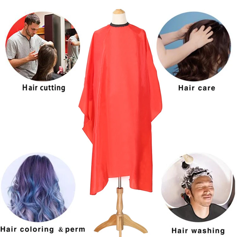 

Hair Salon Barber Waterproof Haircut Styling Cover Barber Apron Antistatic Hairdresser Apron Hair Cut Cape Hairdress Gown Cape