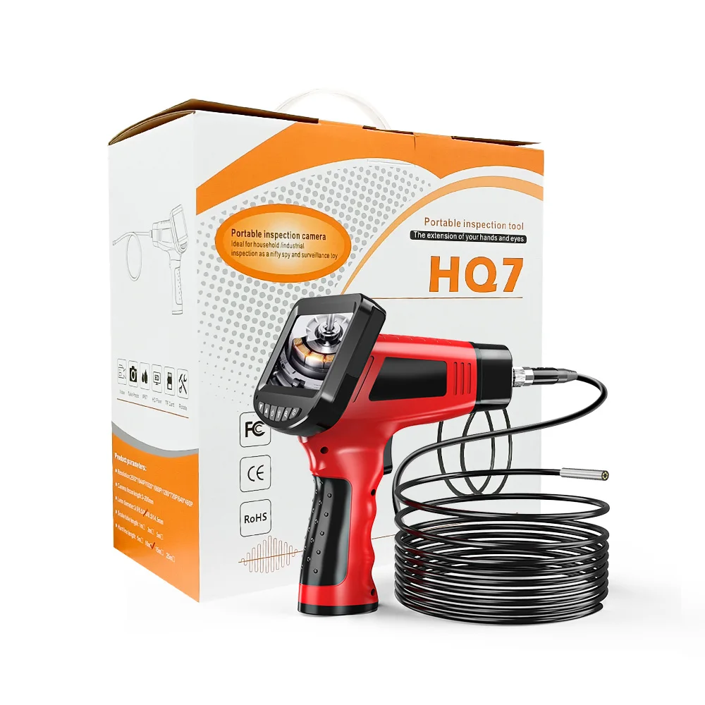 

Handheld Endoscope 1080P 3.9mm 4.3 inch Industrial Inspection Camera with 6 LED IP67 Waterproof Borescope endoscope