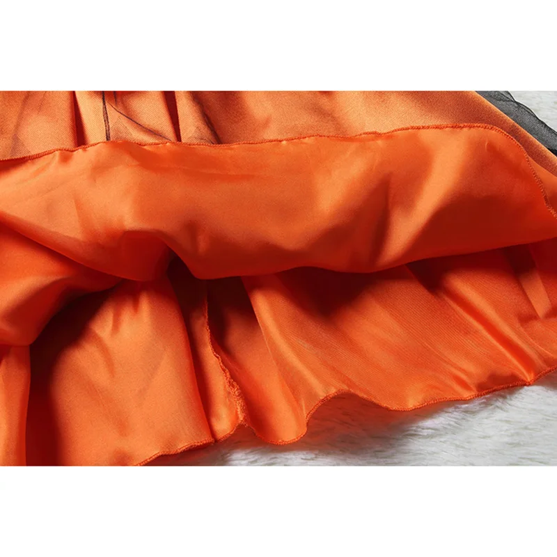 Детское дышащее платье ведьмы с коротким рукавом и круглым воротником Забавный