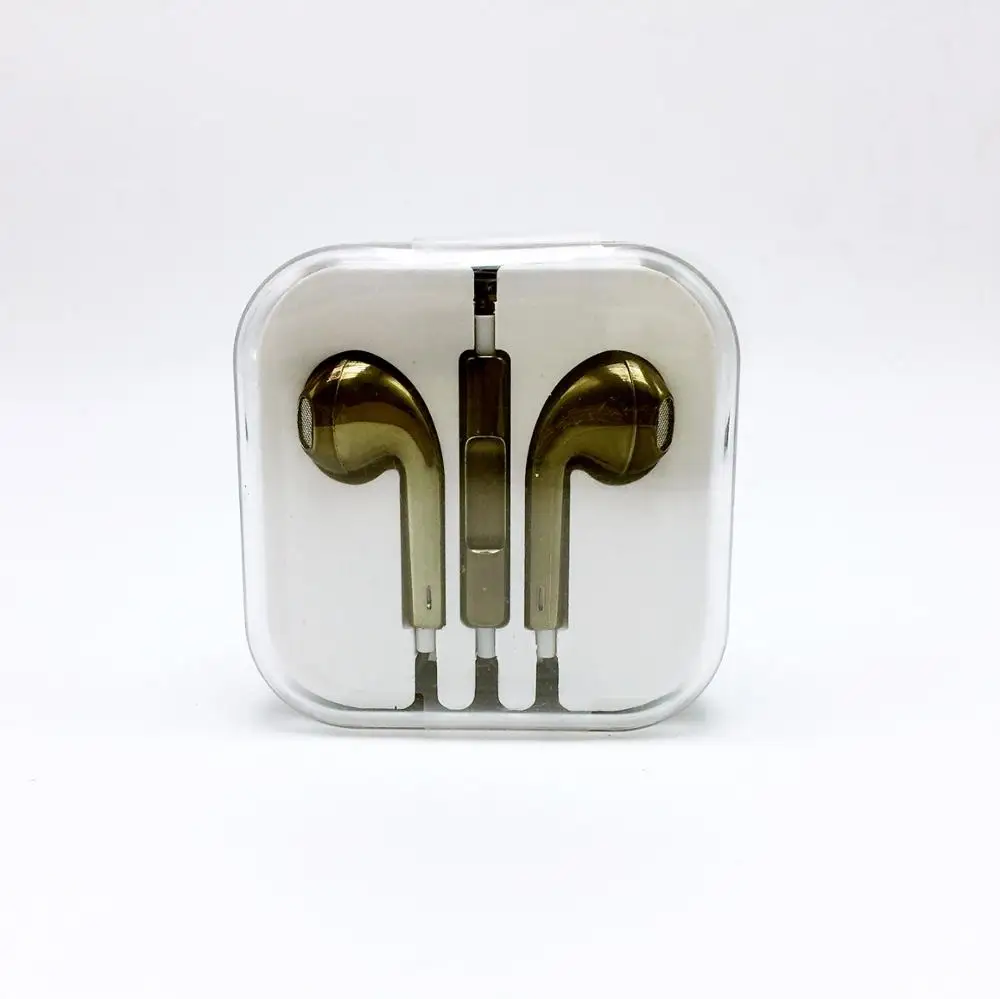 Проводные красочные стерео наушники-вкладыши с микрофоном наушники