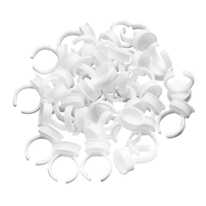 Клей кольца для наращивания ресниц контейнер пигментных татуировок с сеткой